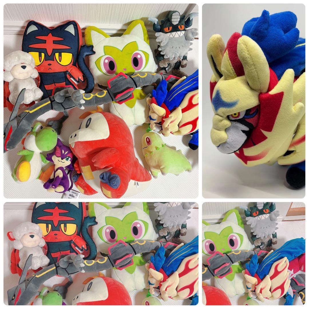 ポケモン ザマゼンタ　ぬいぐるみ　ポケセン　レックウザ　ニャオハ　まとめ売り