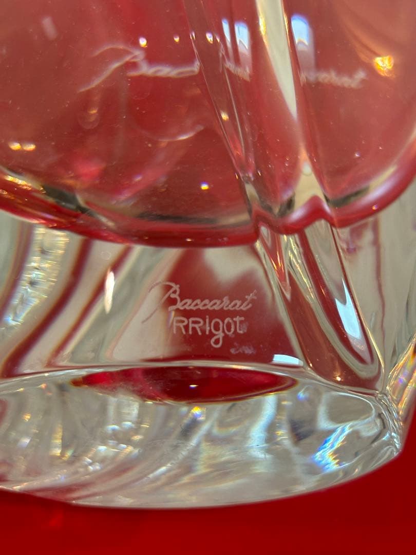 バカラ ほぼ未使用 フラワーベース ジベルニー 箱付き 花瓶