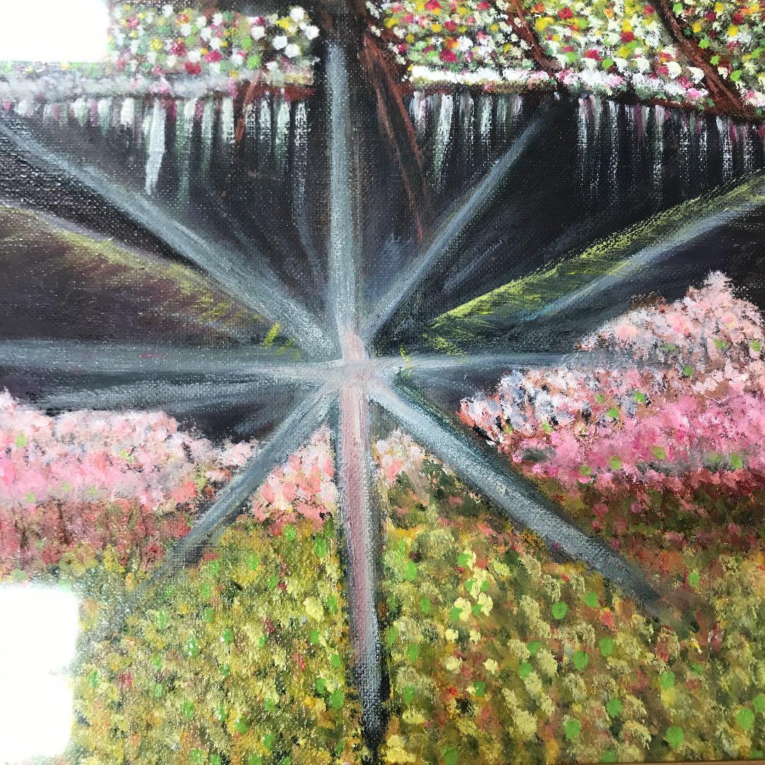 油彩画　真筆保証　ダイヤモンド筑波　F10号　堀口　守