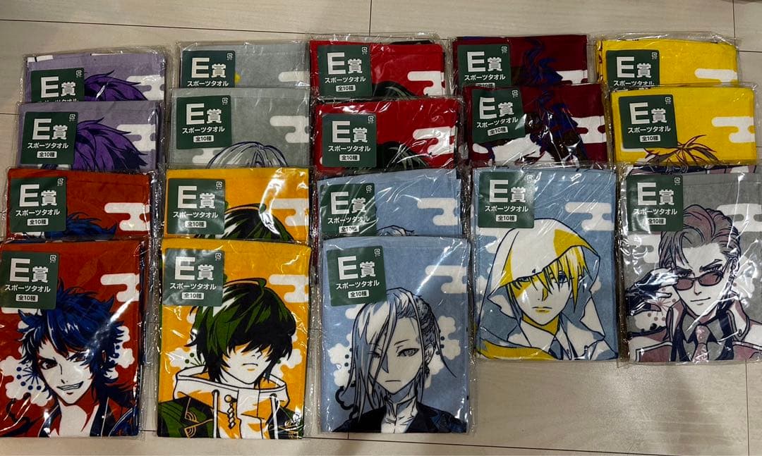 刀剣乱舞 タオル 一番くじ(全種類)