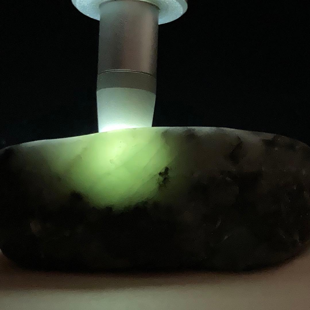 【専用品】　糸魚川翡翠　黒翡翠　黒×翠　翡翠輝石　原石　124.0ｇ