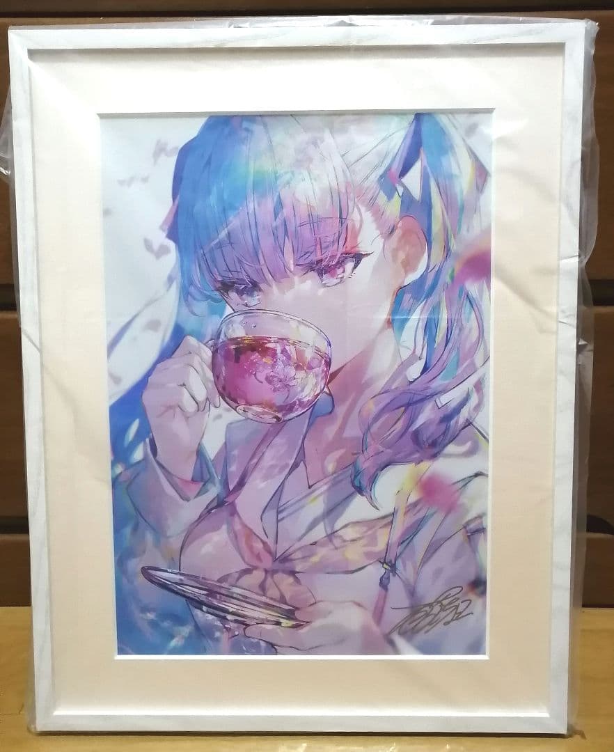 藤ちょこ先生 直筆サイン入り 春の香りがする オーロラポスター 複製