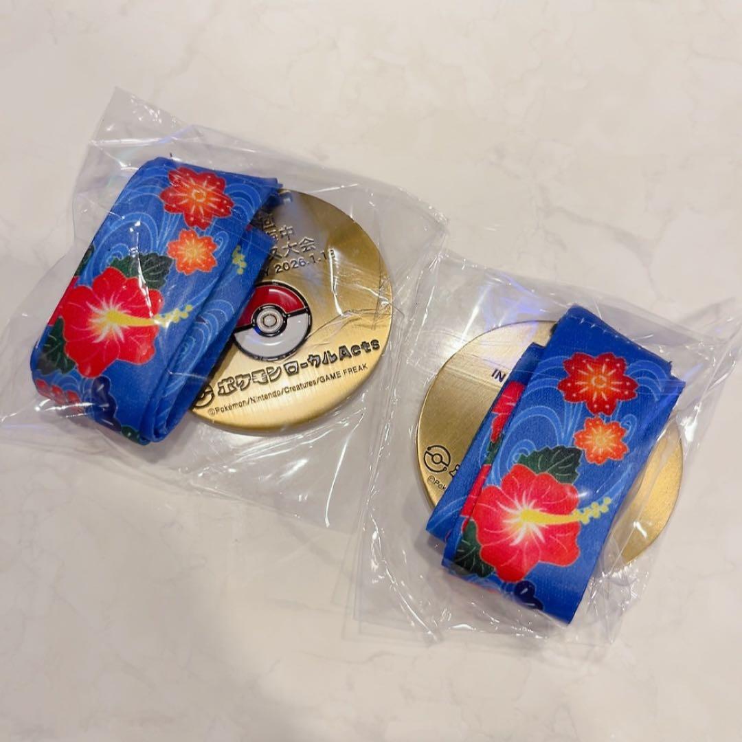 日本初　ポケモンラン　限定品　メダル2つ、TシャツXL２枚　セット