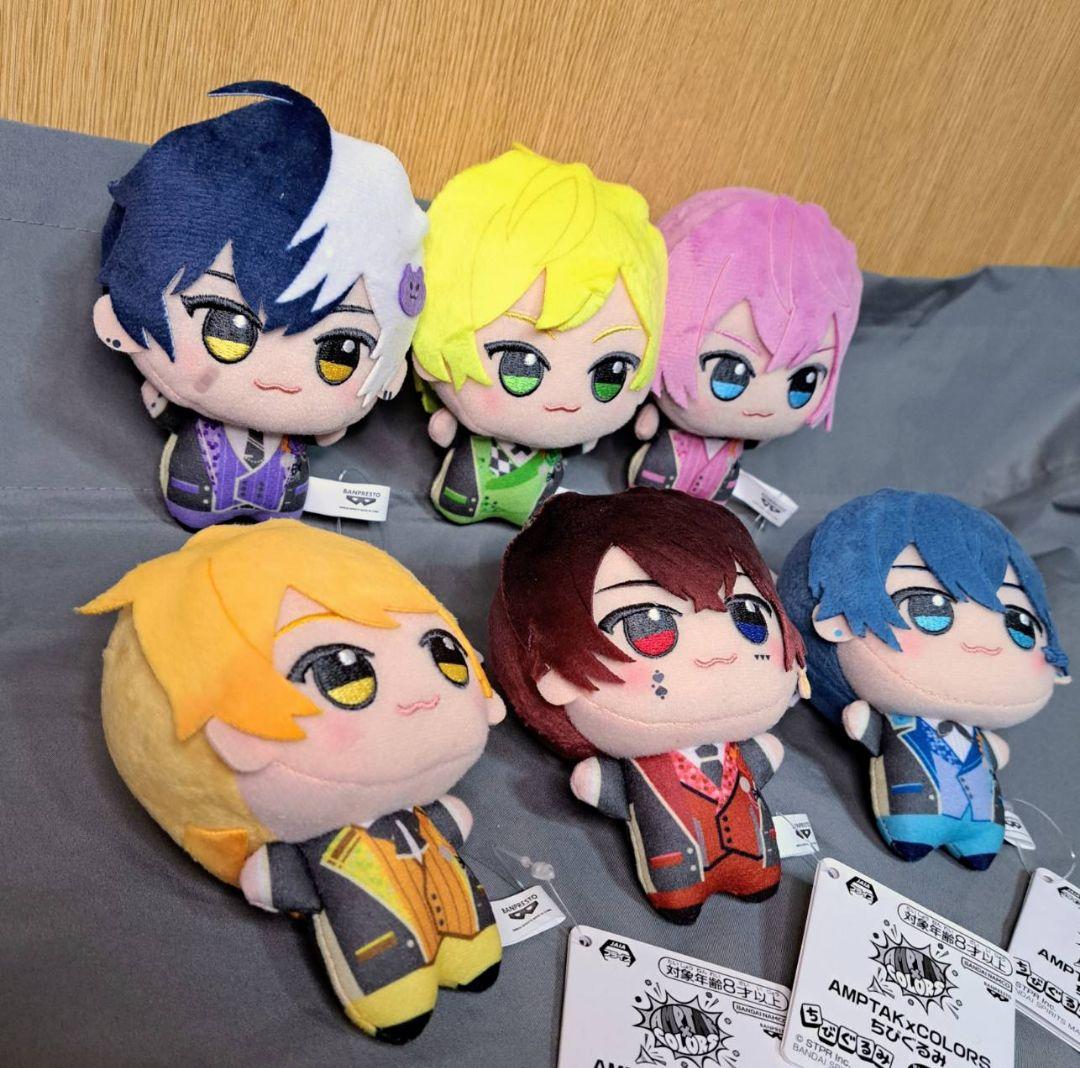 AMPTAKxCOLORS】ちびぐるみ 全6種コンプセット① - メルカリ
