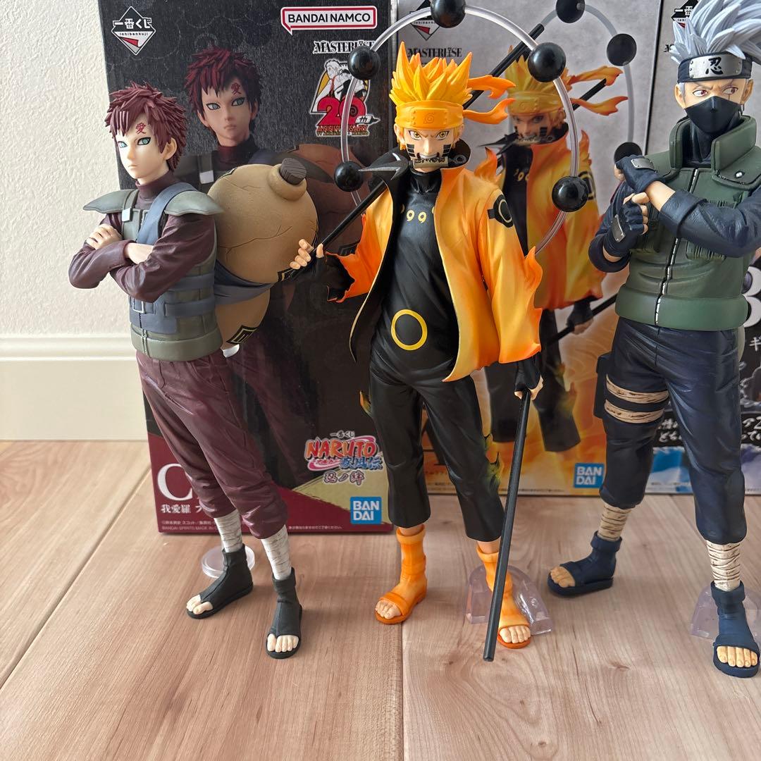 一番くじ ナルト 紡がれる火の意志 ナルト サスケ カカシ 我愛羅