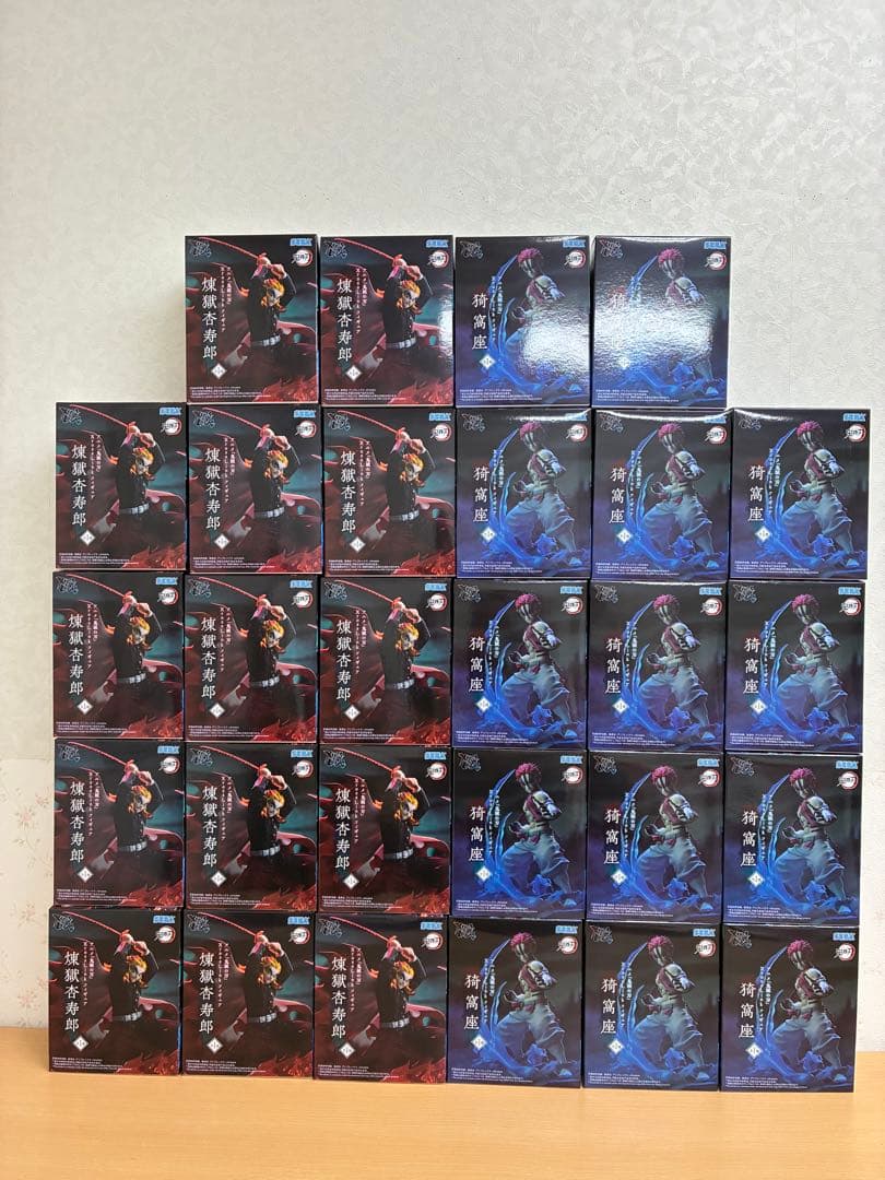 鬼滅の刃 xrosslink フィギュア 猗窩座 煉獄杏寿郎　28個セット 鬼滅の刃 Xross Link フィギュア 煉獄杏寿郎 猗窩座