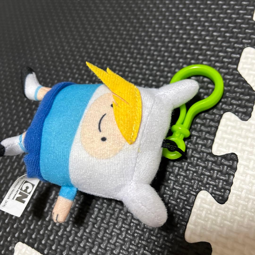 アドベンチャータイム ぬいぐるみキーホルダー フィン ランピー 新品