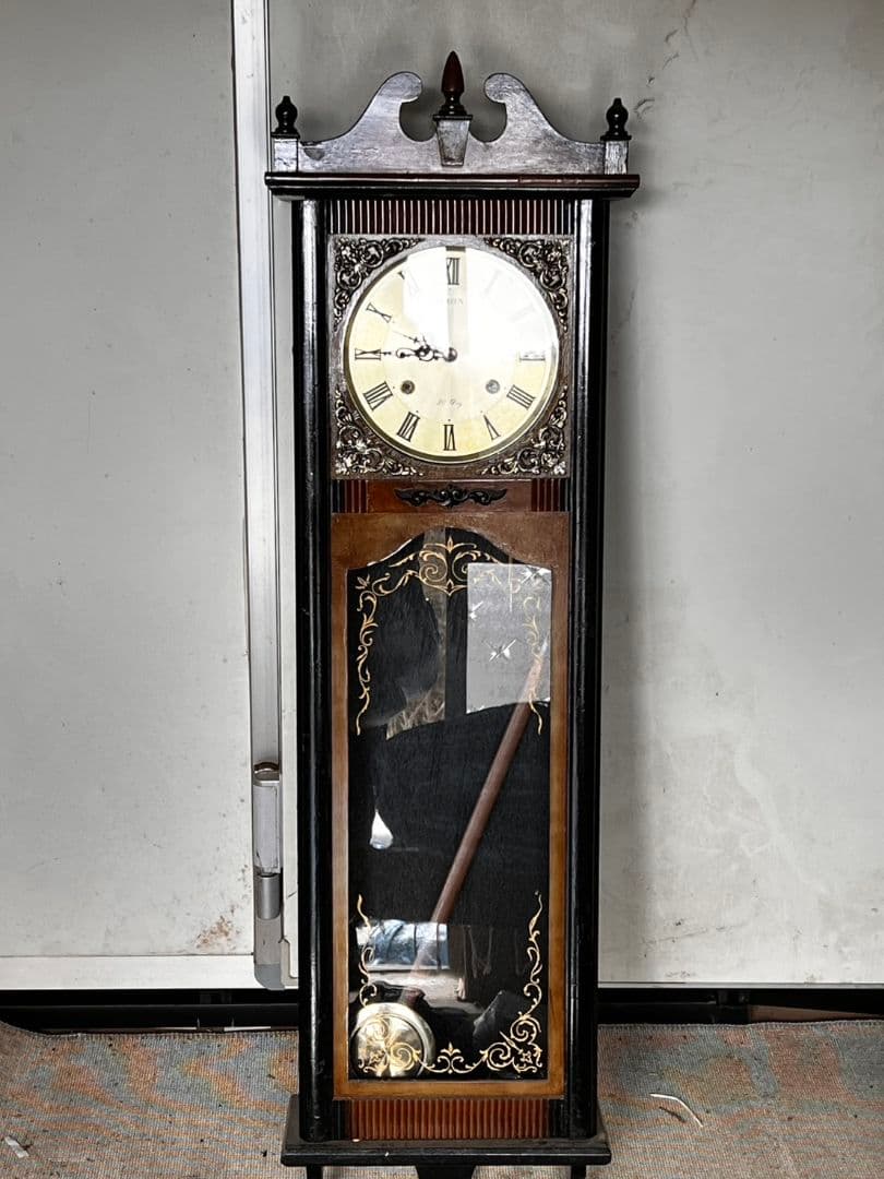 振り子時計 アンティーク 昭和レトロ ホールクロック