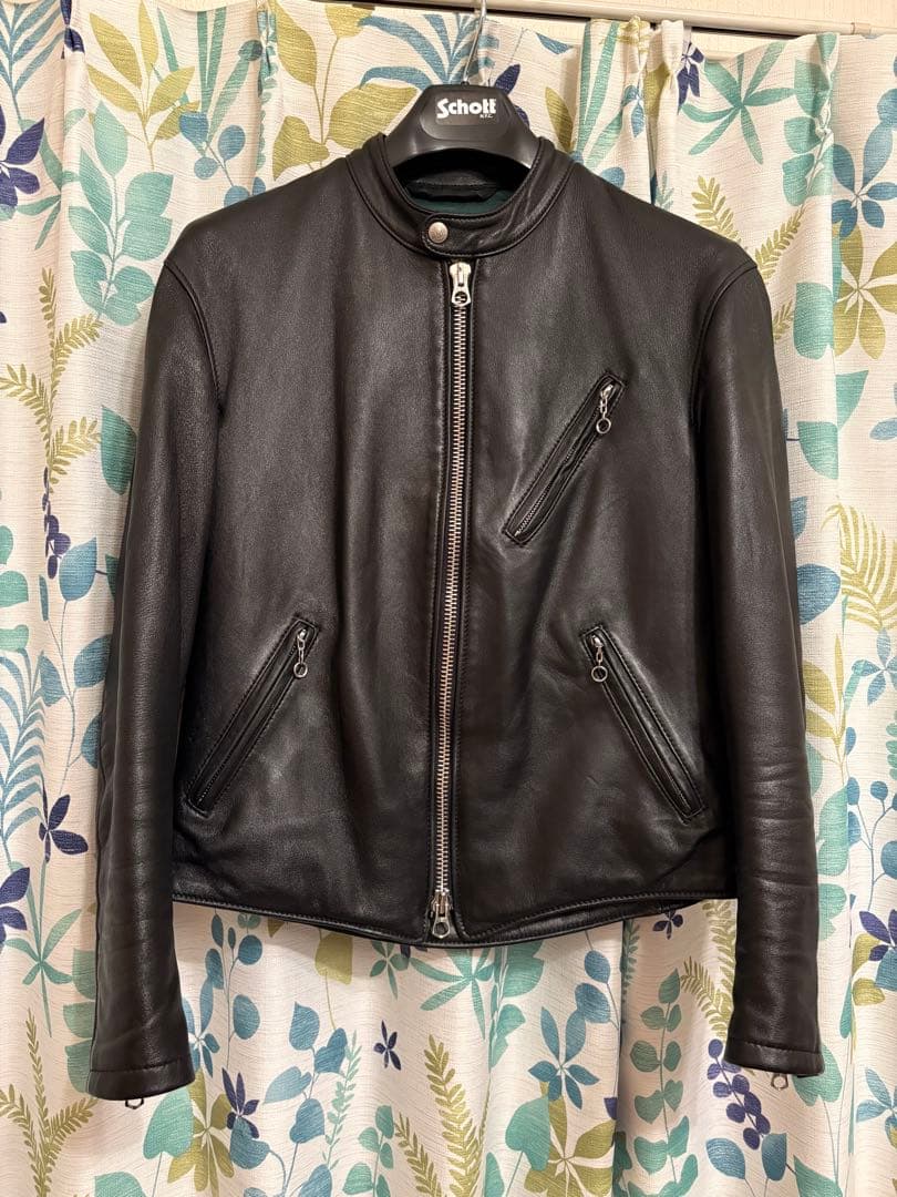超美品✨新型schott 244US ラムレザー38インチTALL - メルカリ