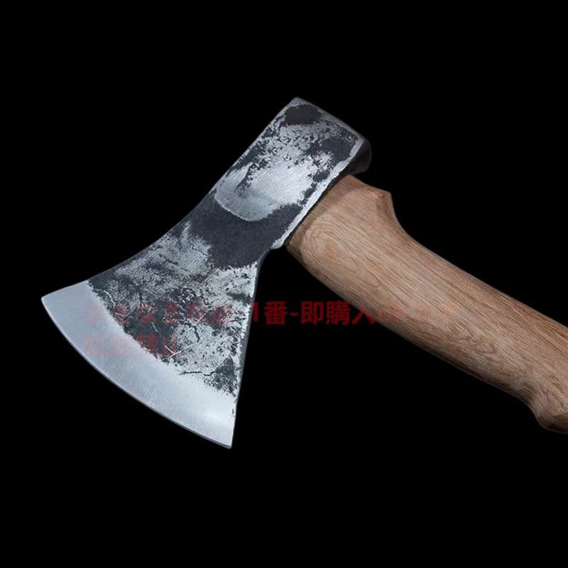 万軍-トマホーク-高炭素鋼 古兵器 武具　刀装具　日本刀　模造刀 狩猟 斧