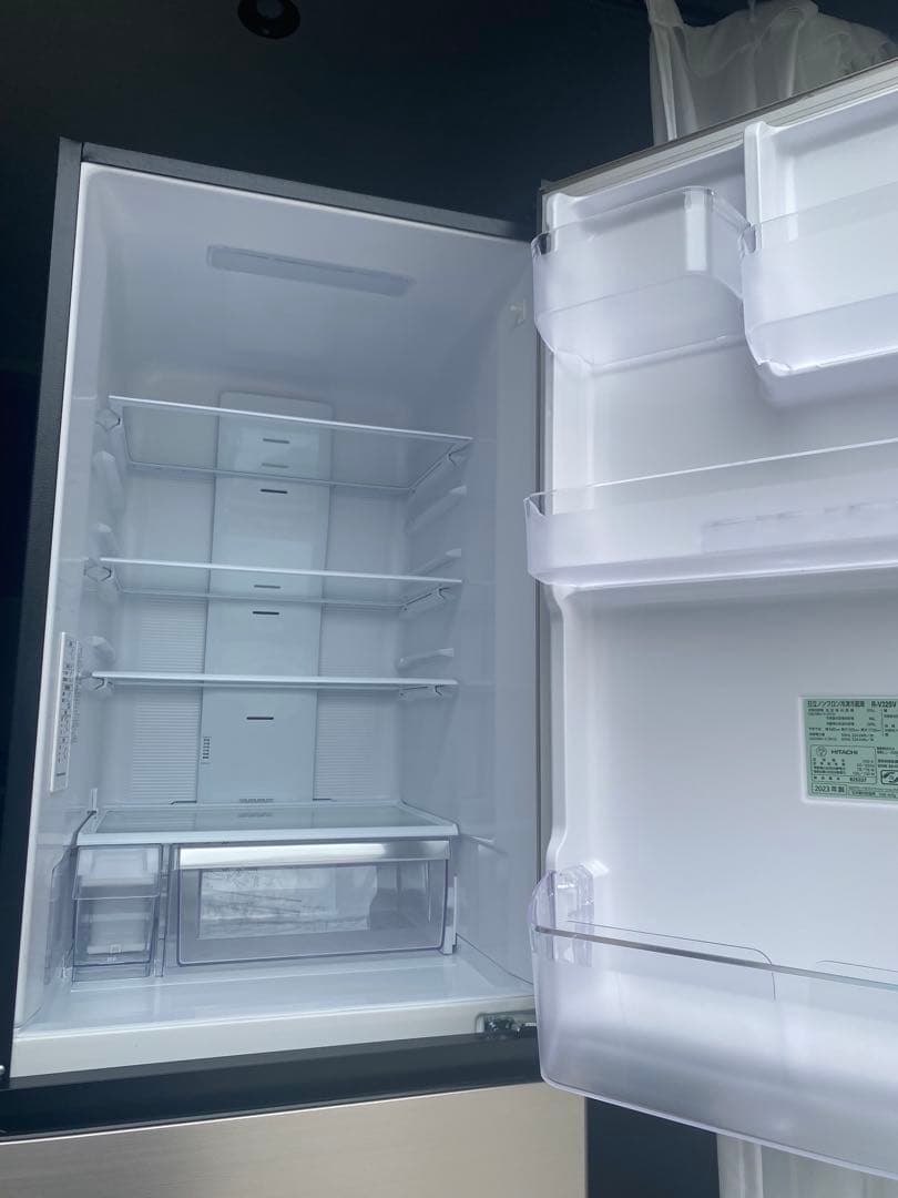 日立 冷蔵庫 R-V32SV (N) 315L 右開き 2023年製
