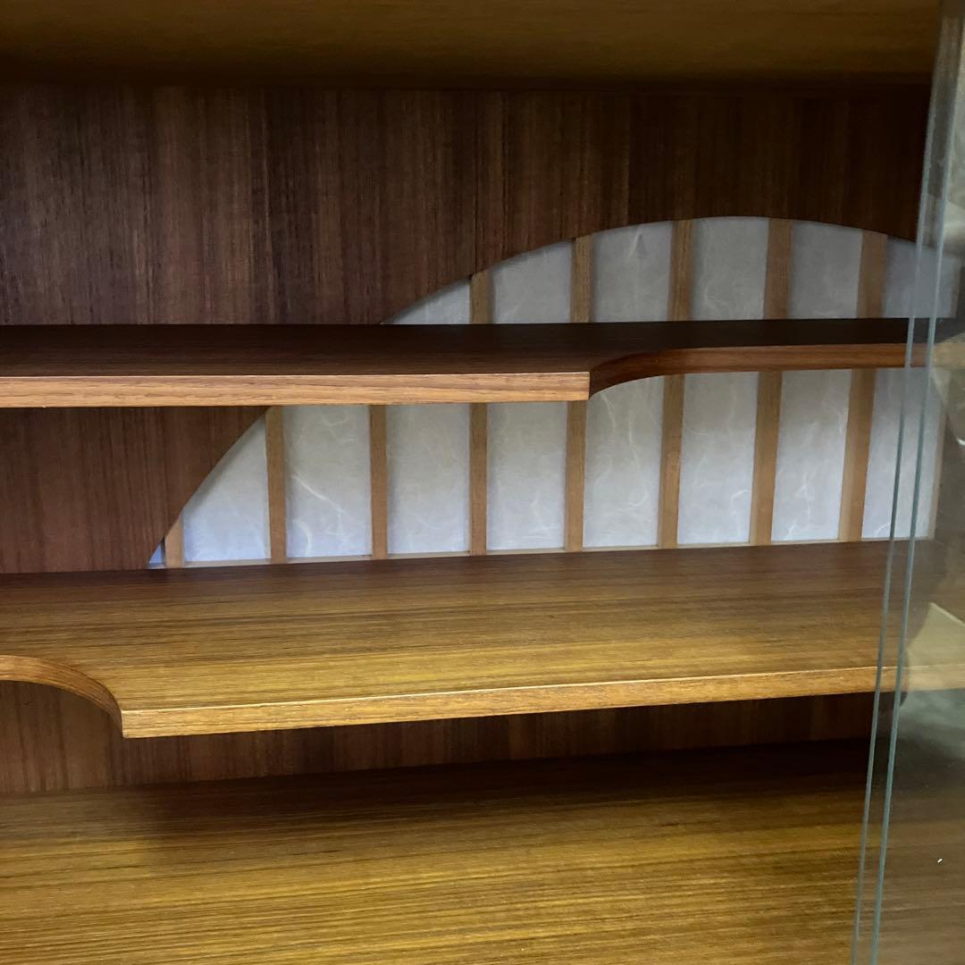 売り切値下げ 昭和レトロサイドボード 飾り棚 165×40×94センチ 送料無料