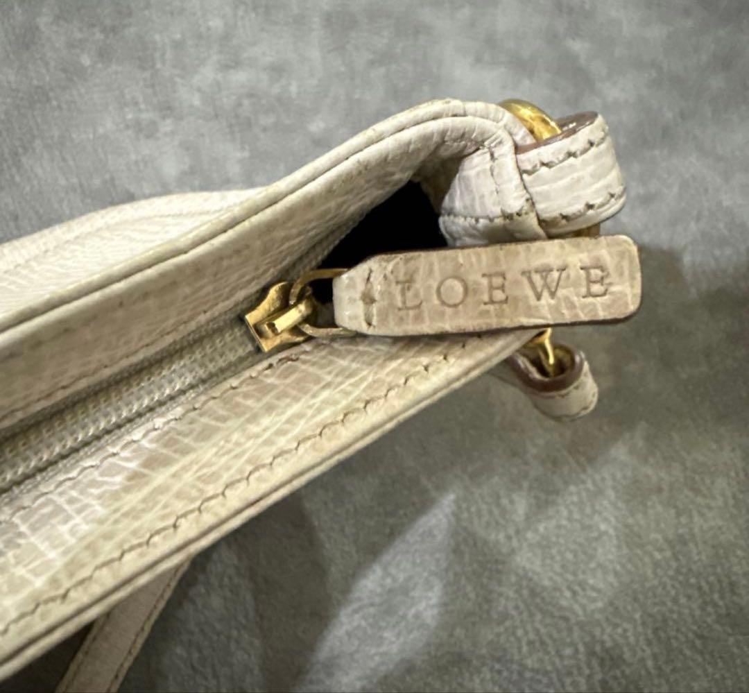 【美品】LOEWE オールドロエベ ヴィンテージ アクセサリーポーチ ミニバッグ