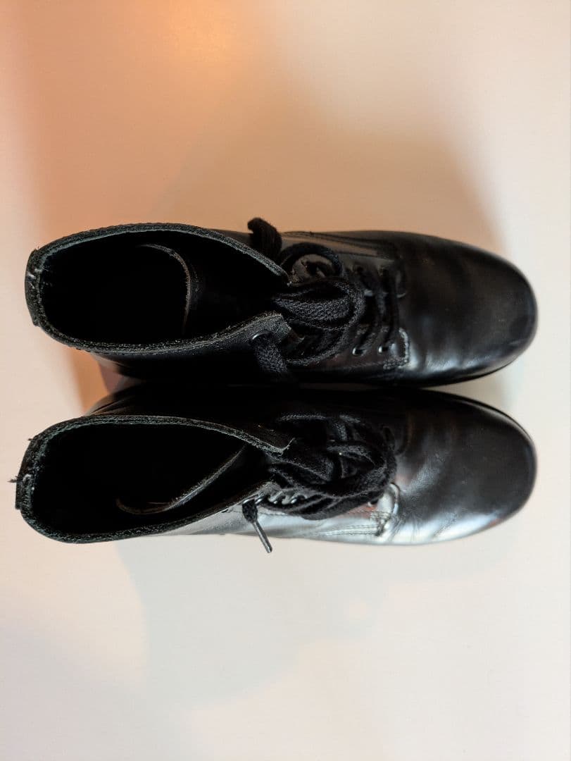 カナダ軍　コンバットブーツ　ミリタリーブーツ ブラック レザー　25.5cm