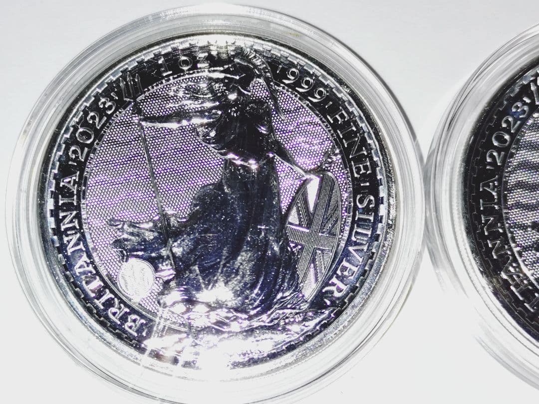 2枚セット 2023年 ブリタニア銀貨