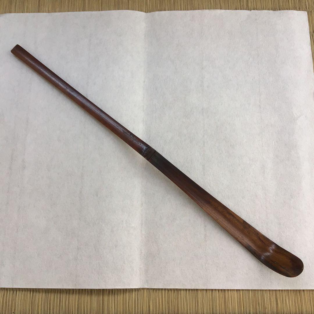 茶道具 阿波国丈六寺厨部古竹茶杓 志野屋久兵衛作 竹