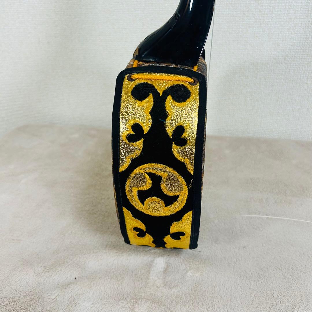 沖縄三線 三味線 人工革 合皮 ヘビ柄 ハードケース付 またよし 弦楽器