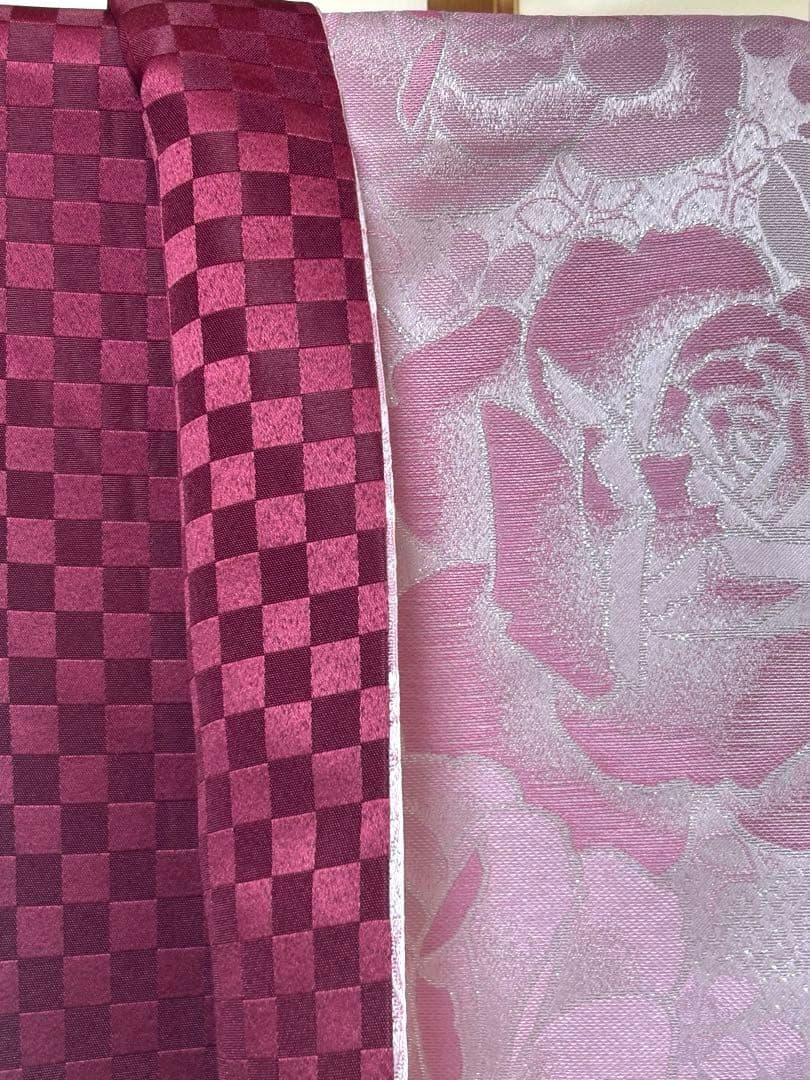 美品】華やかな紫色の振袖 1度使用 足袋（未使用）