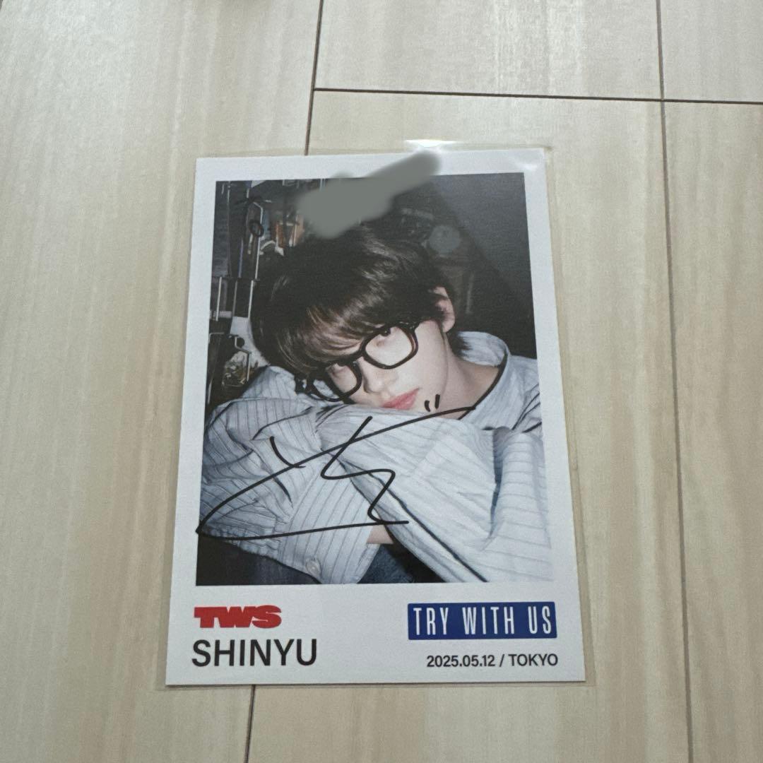 TWS シニュ TRY WITH US 直筆サイン TWS トゥアス シニュ TRY WITH US