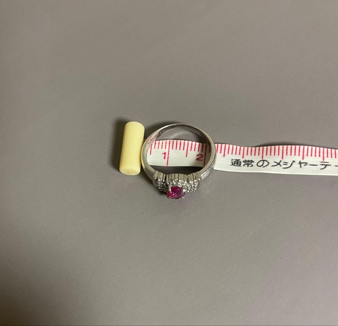 ルビーリング　Pt900