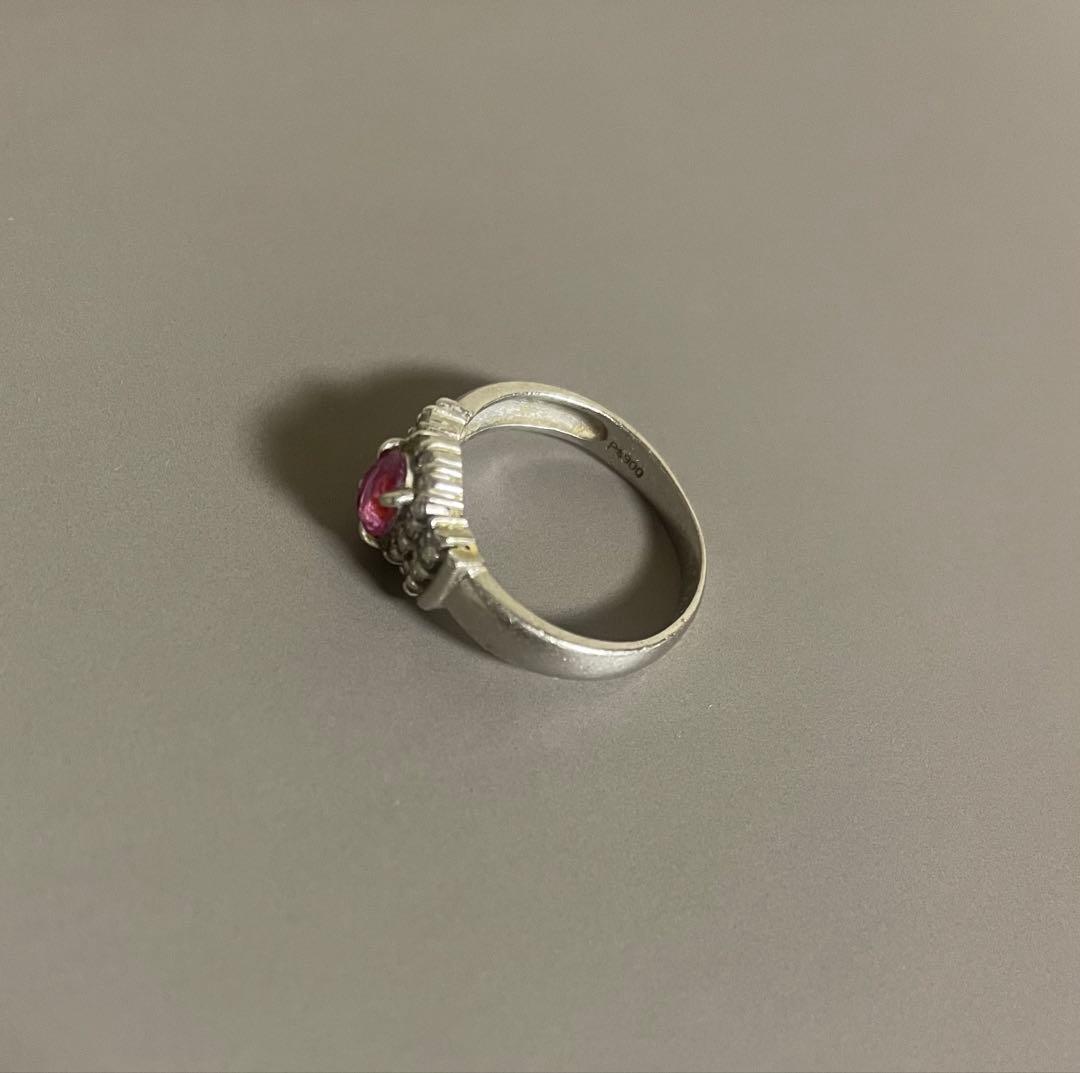 ルビーリング　Pt900