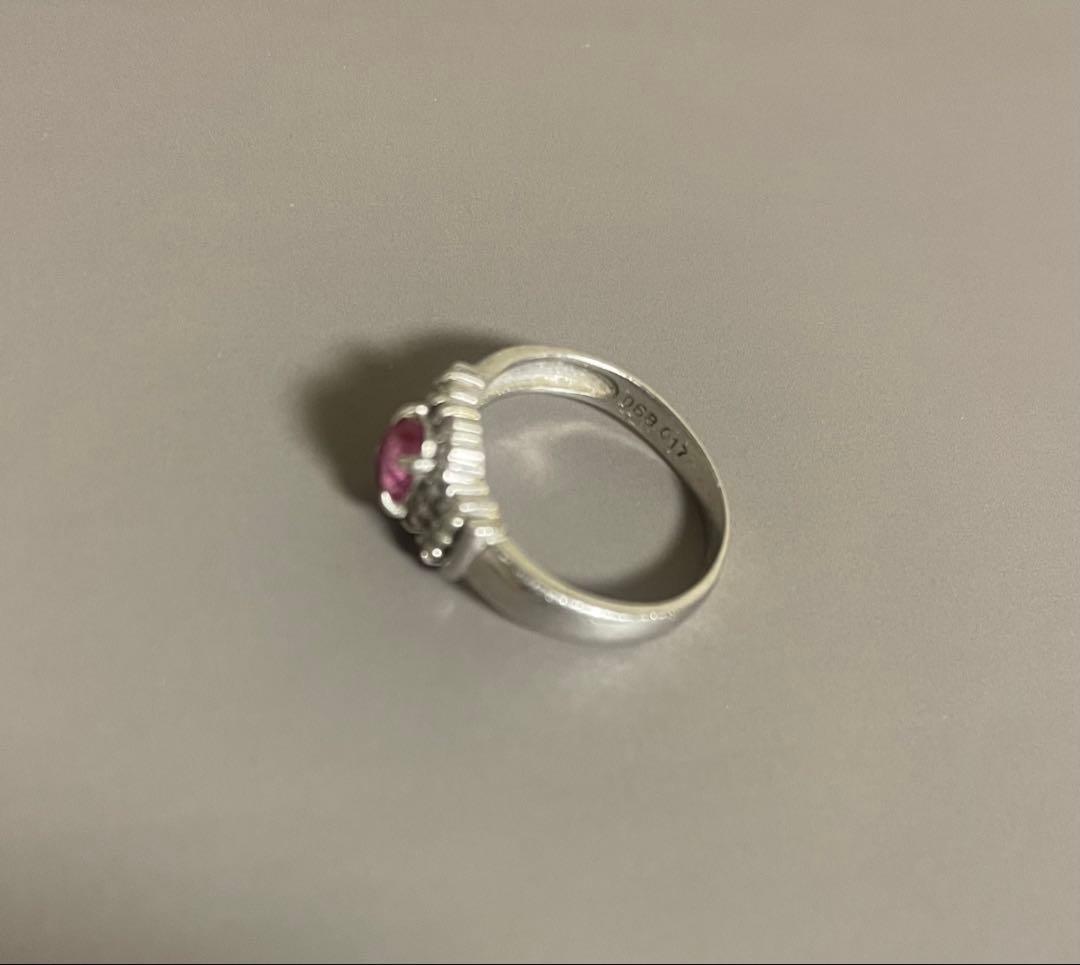 ルビーリング　Pt900