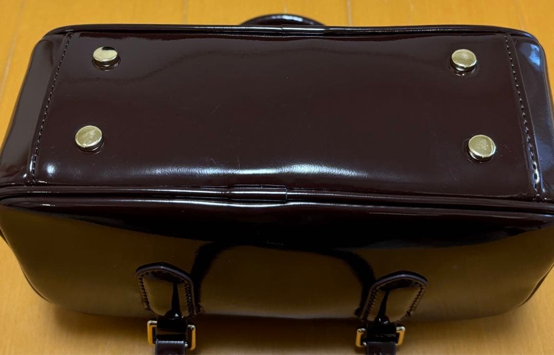 SNIDEL ミニボストン バッグ ダークブラウン スナイデル