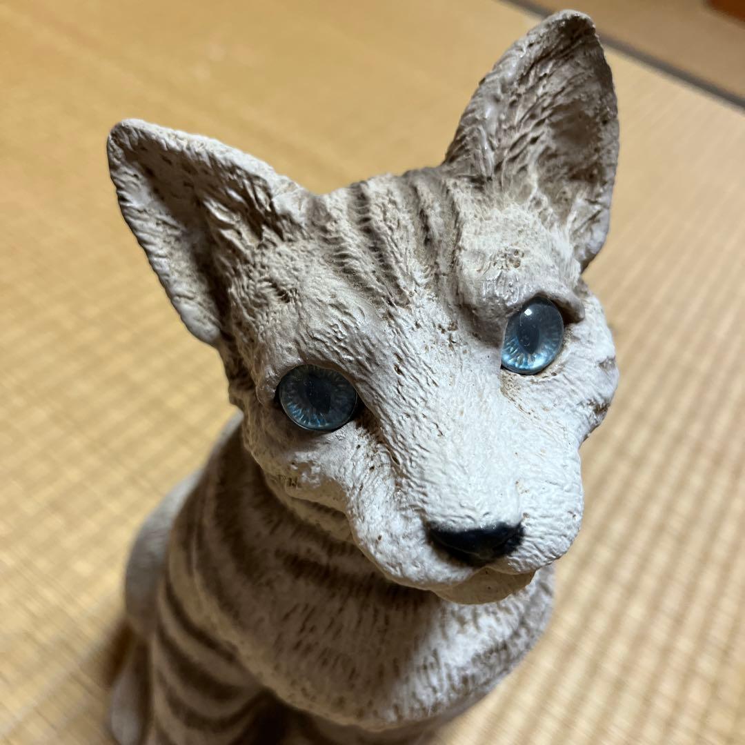 猫 置物 イタリア製 Ceramiche Ronzan 陶器製 イタリア製 猫 置物