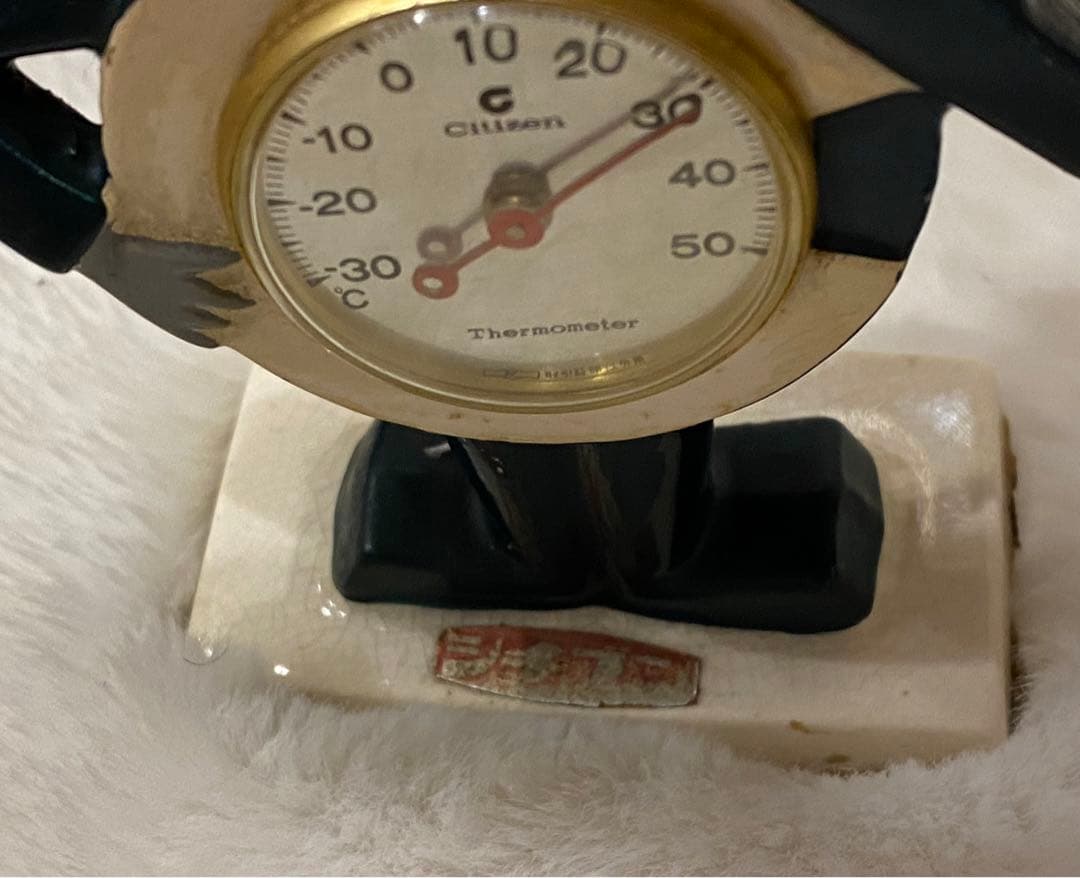 シチズン 陶器 Cちゃん温度計