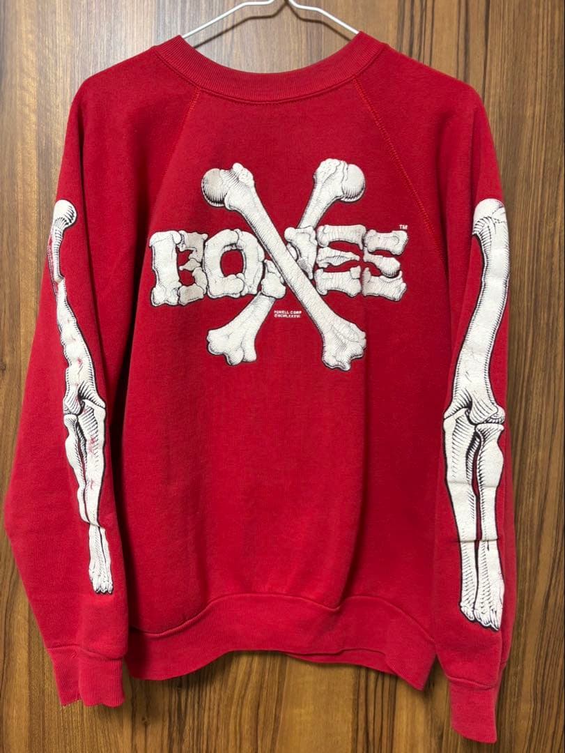 パウエル　80　powell　ヴィンテージ パウエルペラルタ　クロスボンズ袖プリ