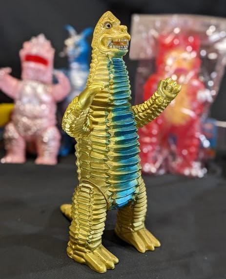 マグラ＆レッドキング＆チャンドラー＆ピグモン（ブルマァク復刻）ソフビ４体セット