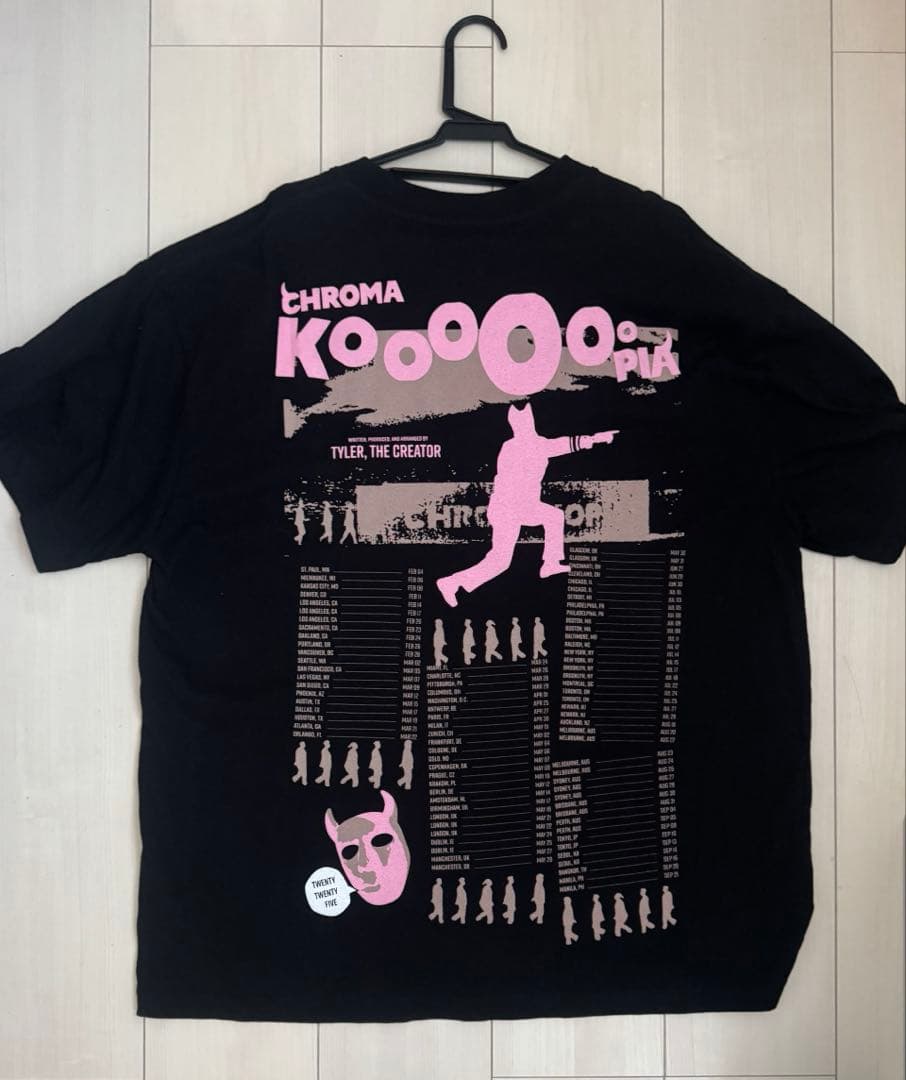 Tyler the creator Black tour tee ブラック