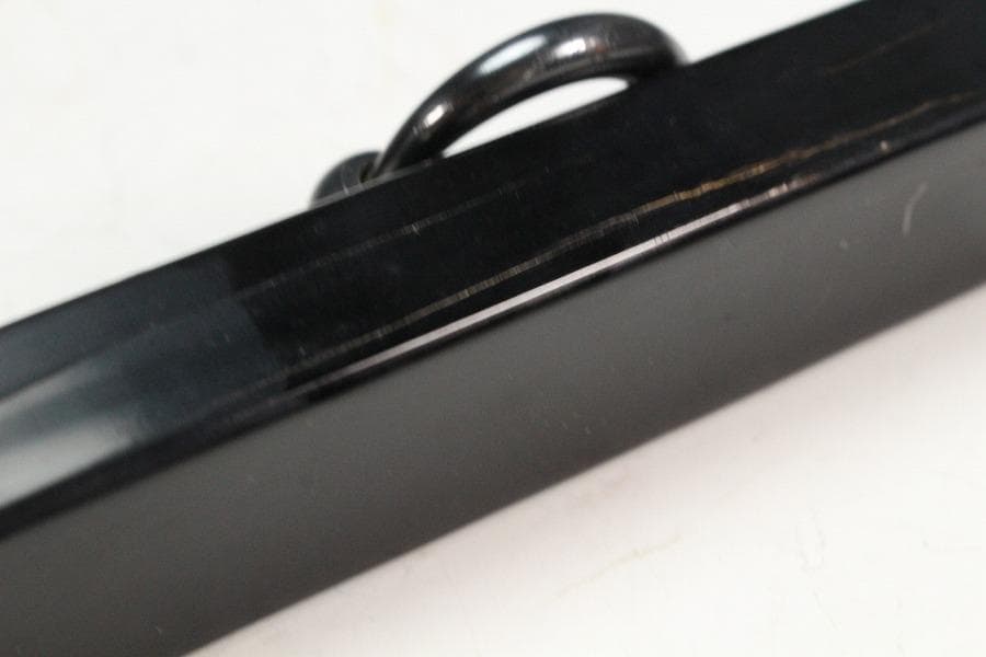 華道 漆塗り 釣瓶 花器 一対(K-A985)