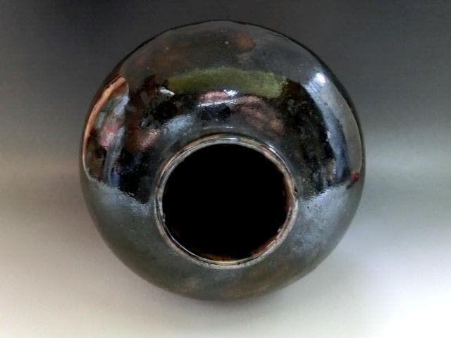 壷■黒釉飴釉古壺 宋時代 古い花瓶 時代物 花器 古玩 唐物 中国 骨董品■