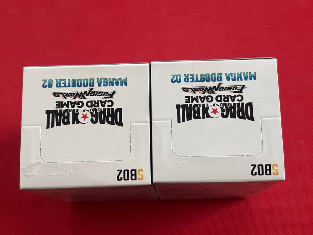 新品未開封テープ付きドラゴンボール MANGA BOOSTER 02 2BOX