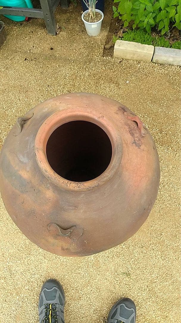 琉球壺　南蛮　焼締　泡盛酒　壺屋焼　古道具　古備前