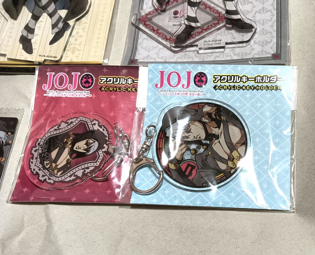 ジョジョの奇妙な冒険　リゾット　アクリルスタンド　アクリルキーホルダー　カード