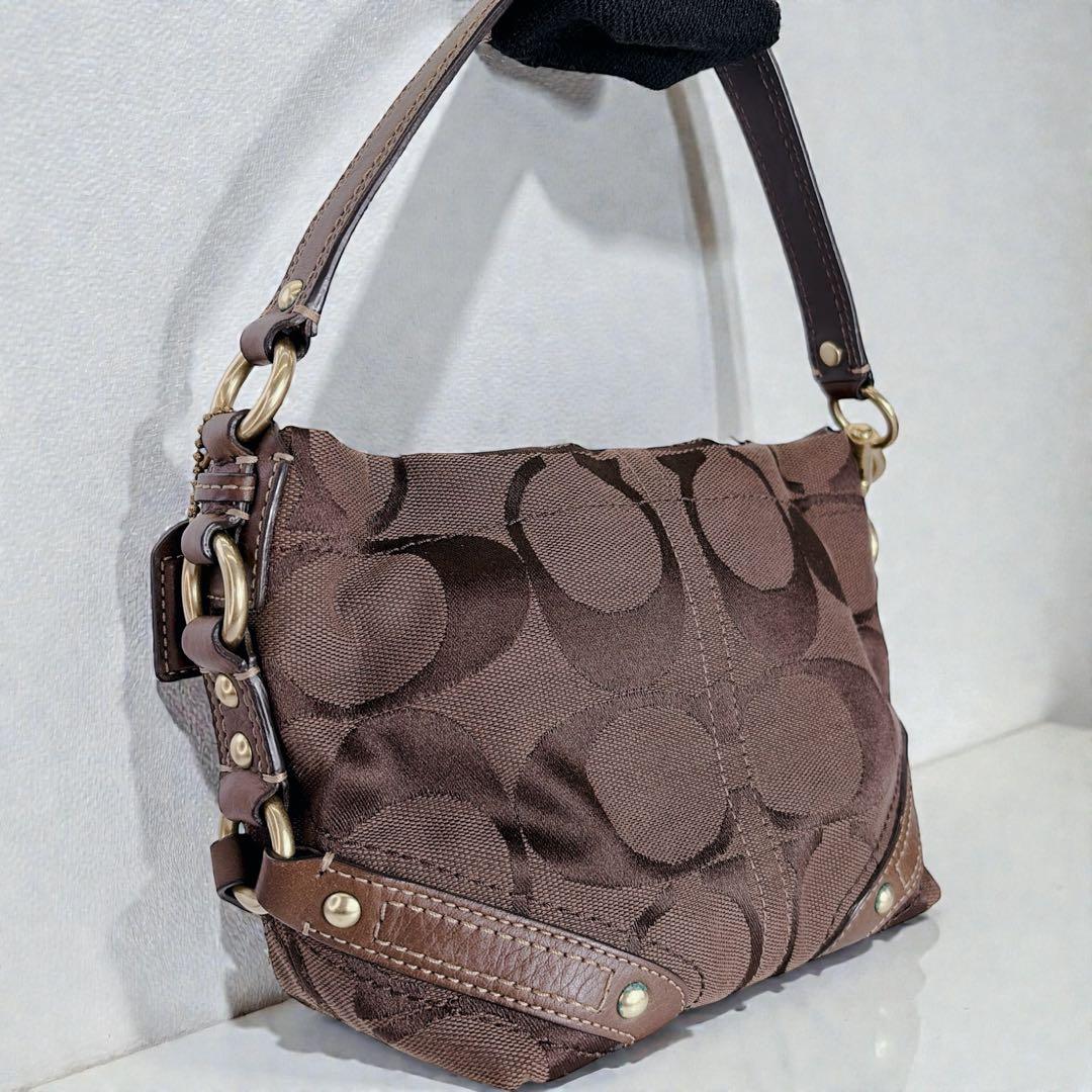 美品 COACH アクセサリーポーチ ショルダーバッグ ハンドバッグ
