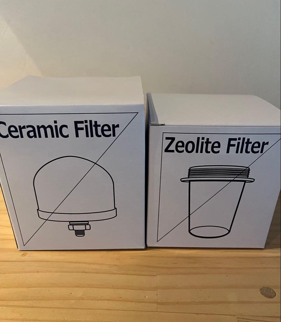 クラブエコウォーター セラミックフィルターとゼオライトフィルター