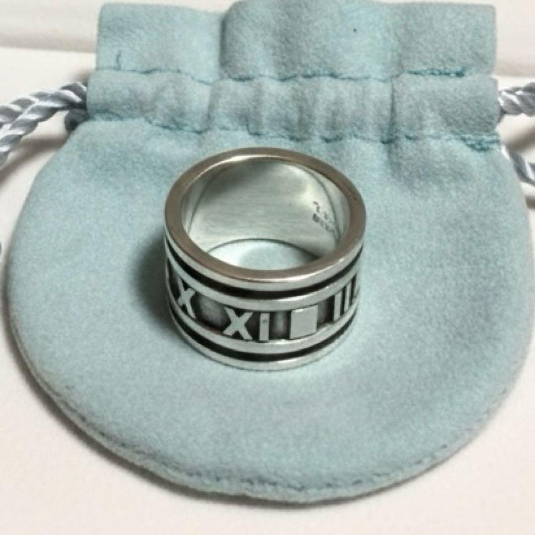 【廃盤希少】Tiffany アトラスリング　8号