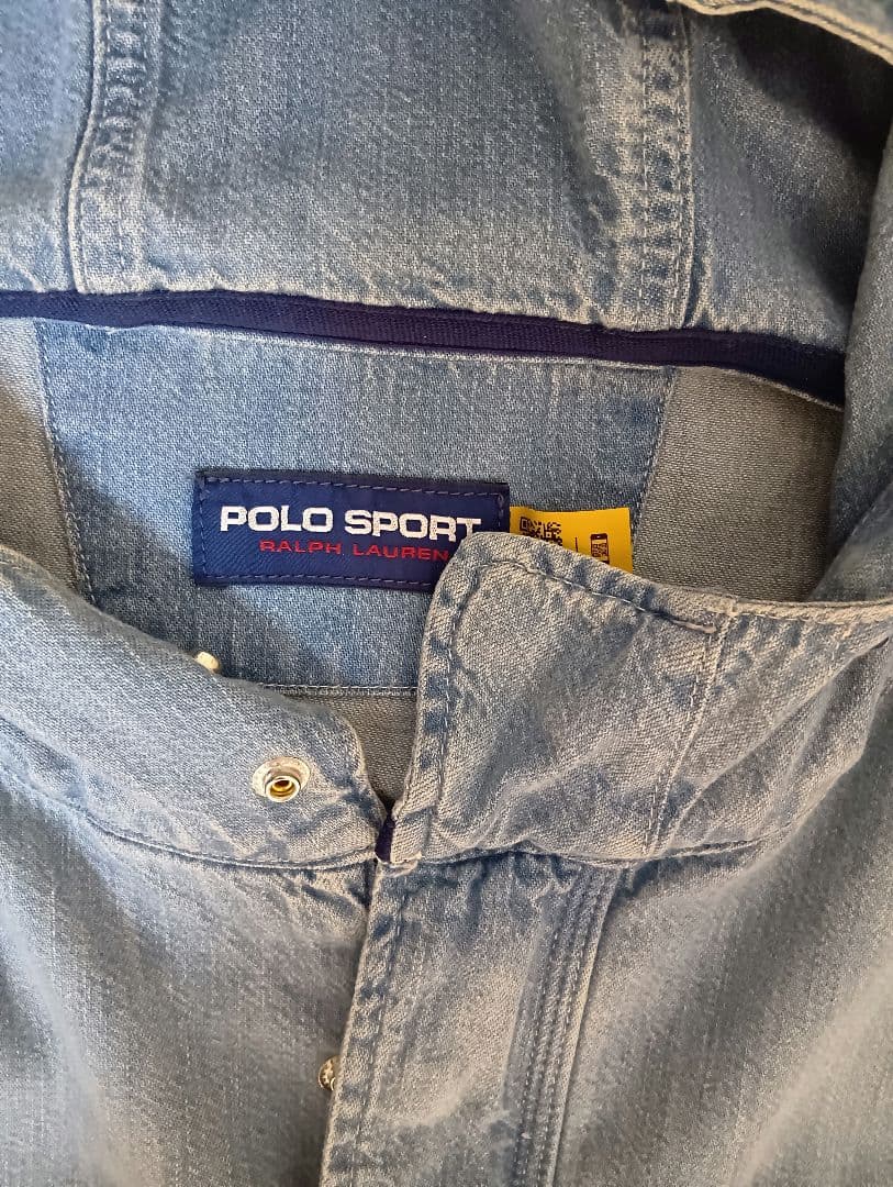 ポロスポーツ デニム アノラックジャケット ラルフローレン Lサイズ