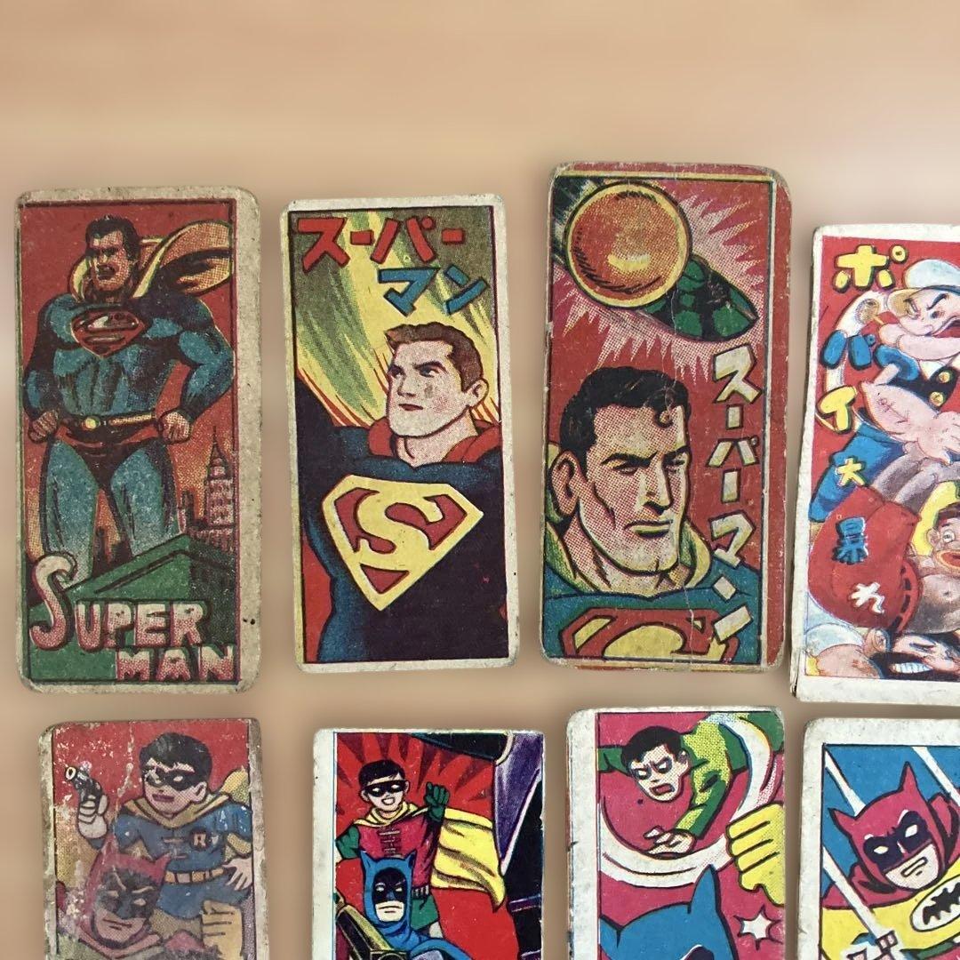 アメリカンヒーロー】バットマンめんこセット 昭和めんこ 面子 メンコ