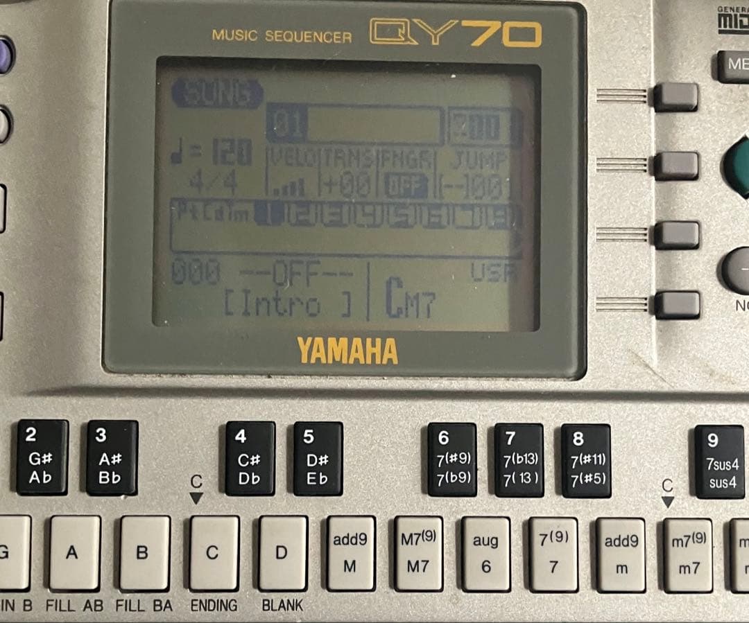ヤマハ ミュージックシーケンサー QY70
