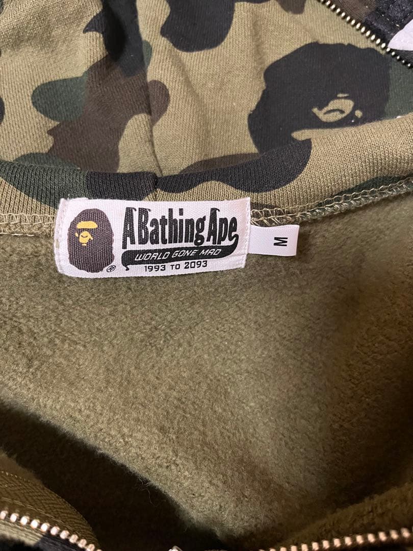 【A BATHING APE】 SHARKパーカー full zip