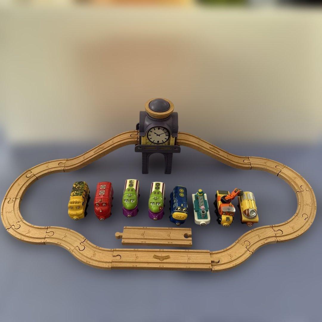 チャギントン 木製レールと列車セット - メルカリ