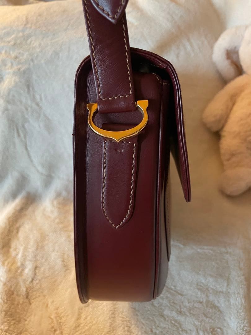 Must de CartierショルダーBag ボルドー極美品