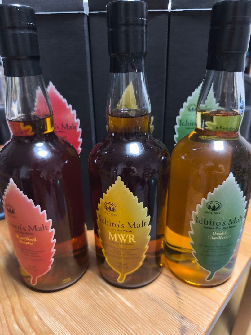 イチローズモルト　リーフシリーズ　３本セット　早期ボトル!! イチローズモルト リーフシリーズ3本セット イチローズモルト リーフ