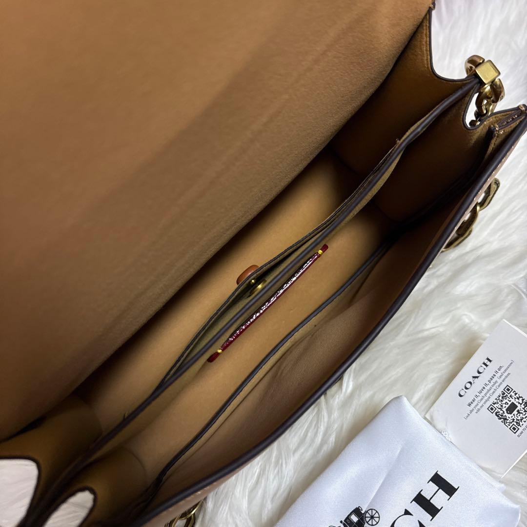 COACH ベージュ ショルダーバッグアウトレット