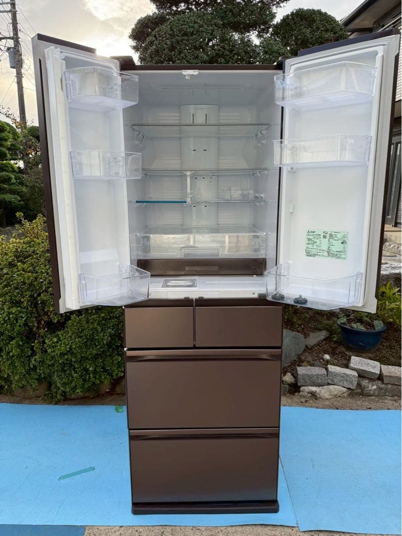 三菱 2022年製・547L】6ドア冷蔵庫 MR-WZ55H-XT 高級