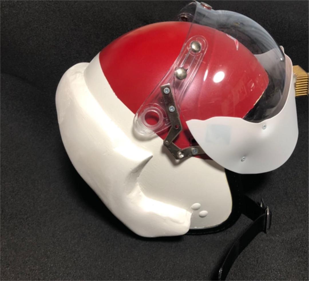 ウルトラセブン　ウルトラ警備隊　ヘルメット　1/1スケール　コスプレ　自作